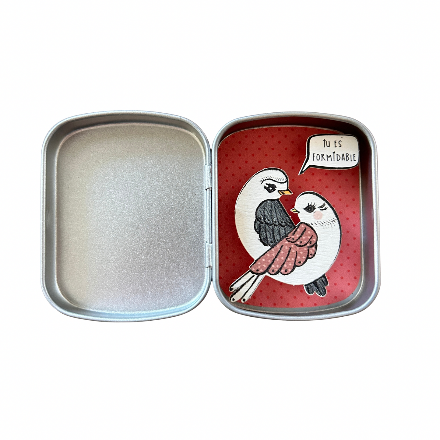 Boîte réconfort minute " tu es formidable " Papier clémentine