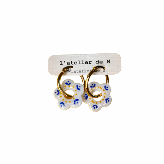 Boucles d’oreilles créoles L’atelier de N