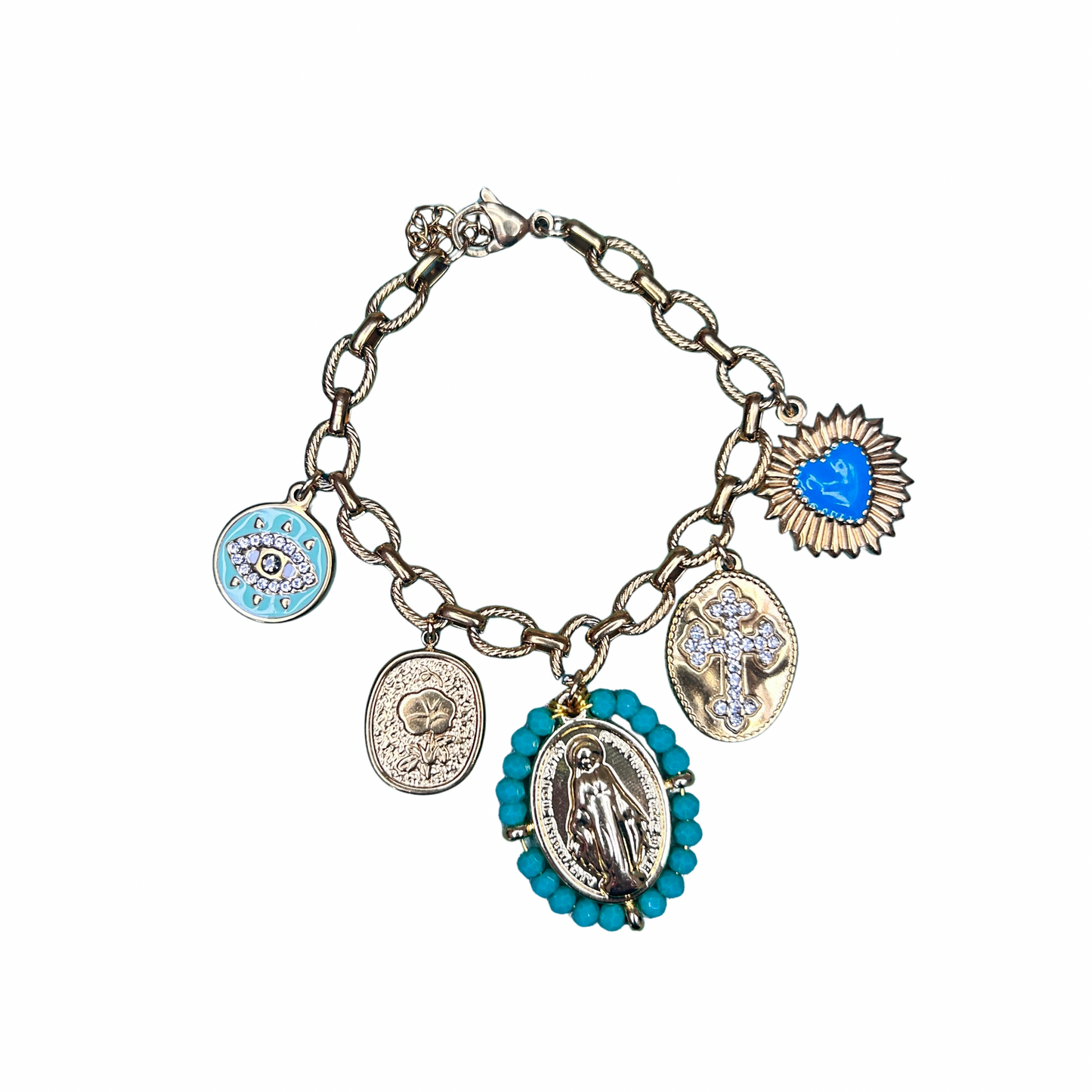 Bracelet charms Lunaria