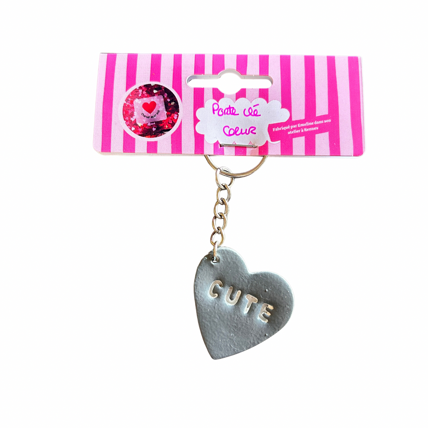 Porte-clés cœur Cœur sur toi