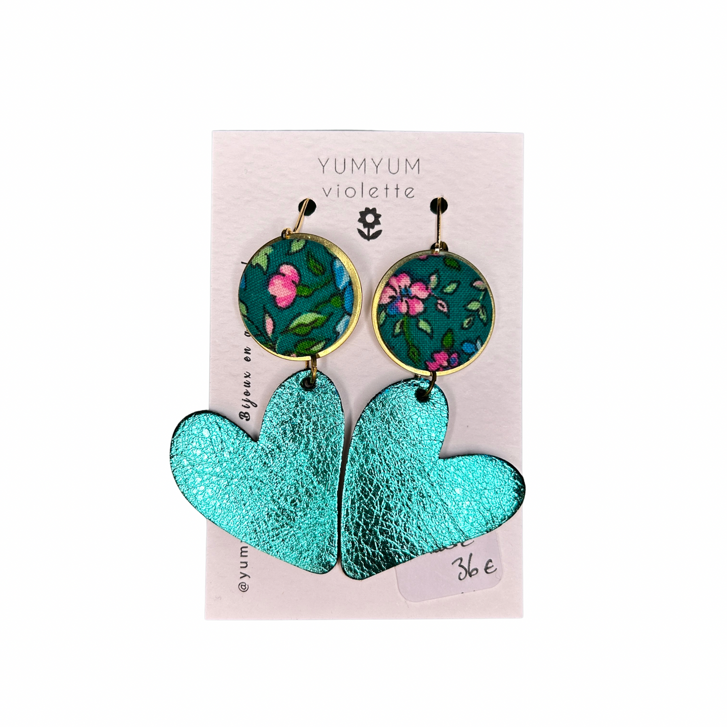 Boucles d’oreilles Coralie - YumYum violette