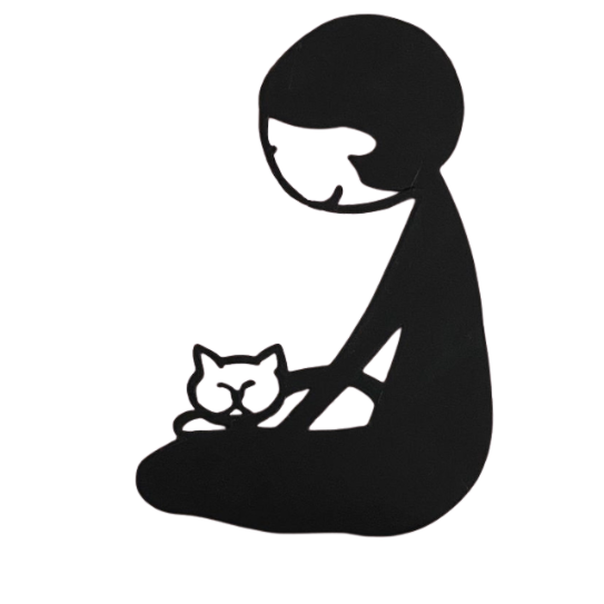 Décoration chat Filomen 3D