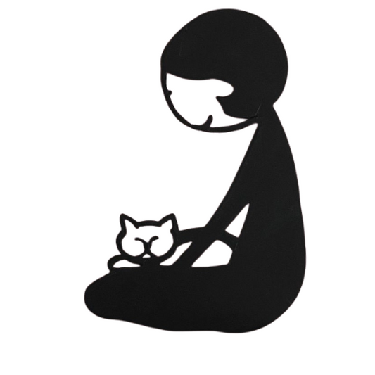 Décoration chat Filomen 3D