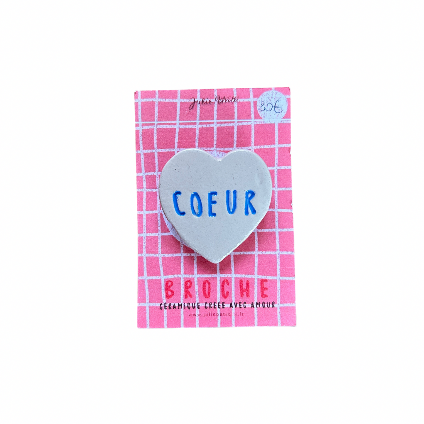 Broche Julie Petrolli