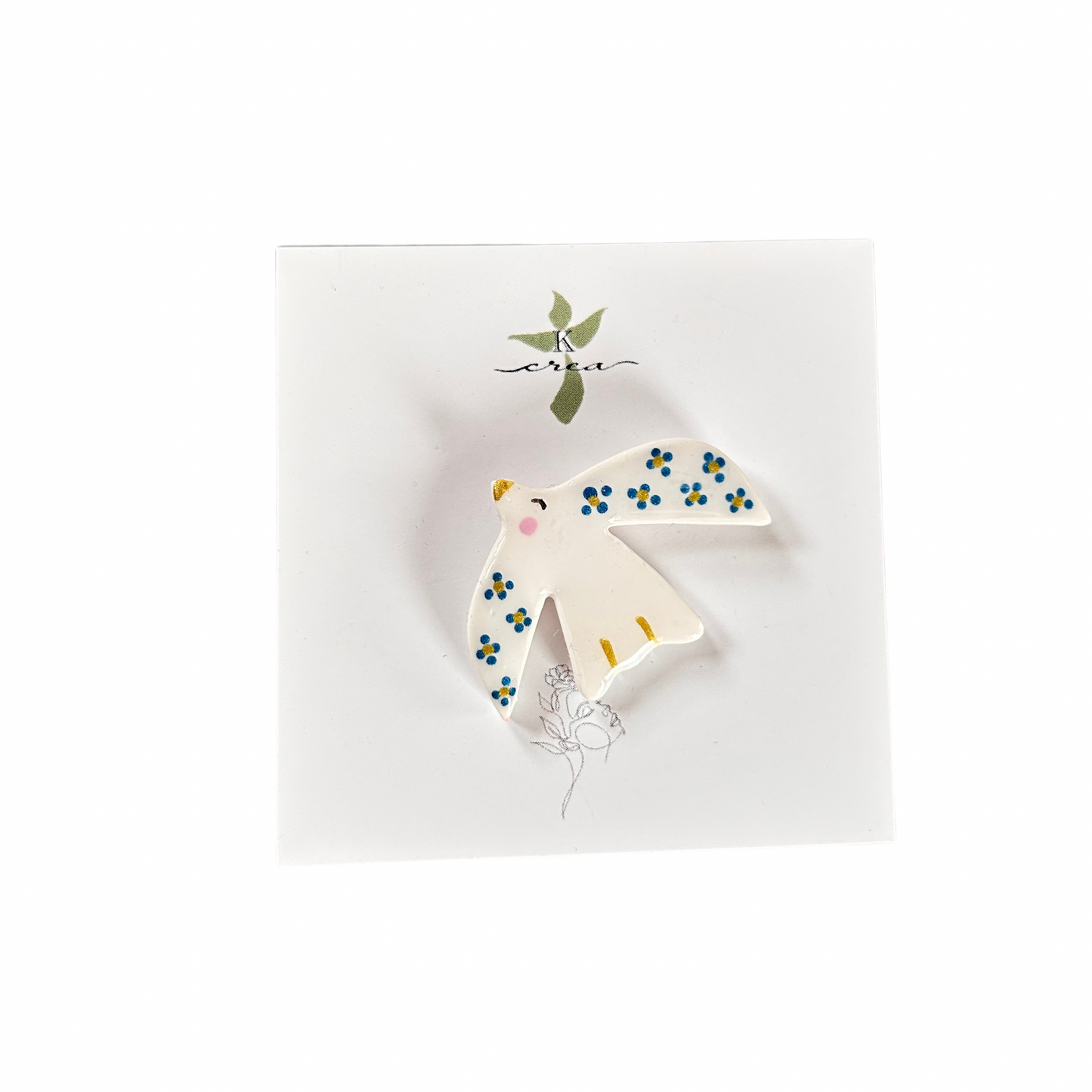 Pin’s oiseau Kcrea