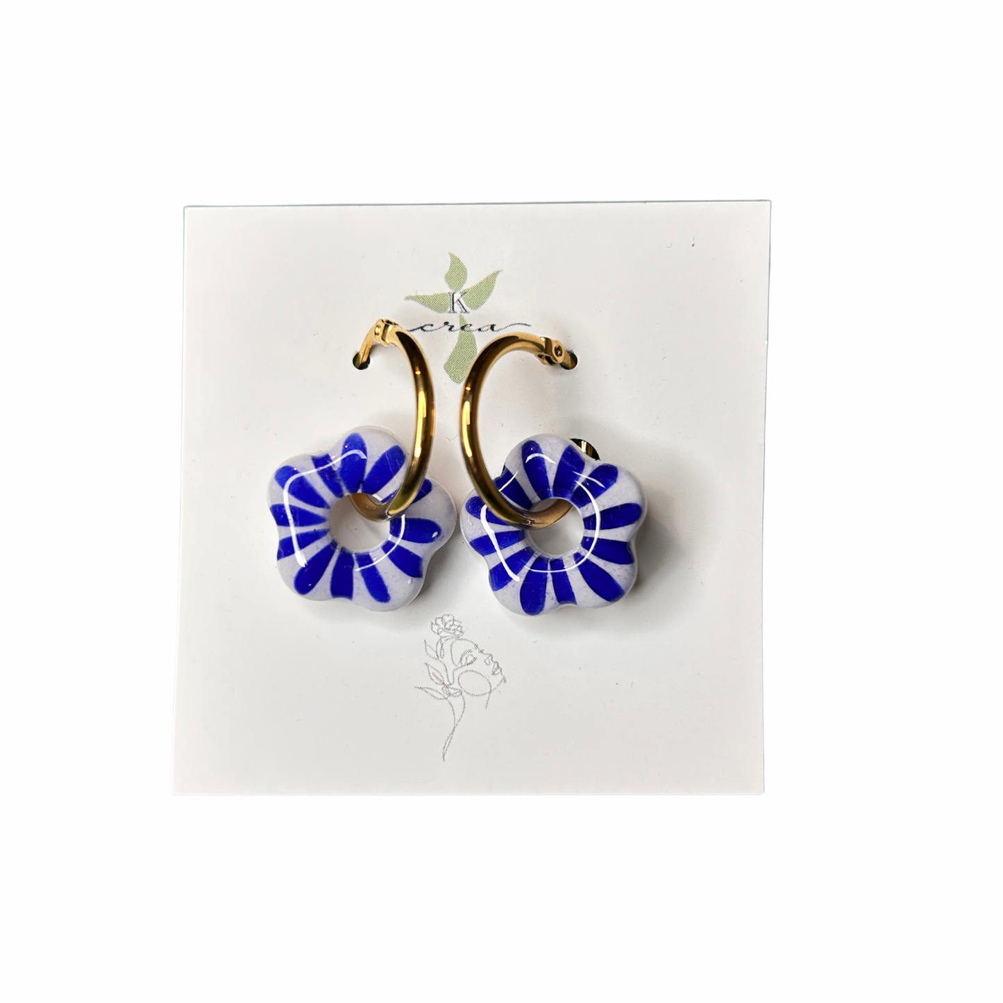 Boucles d’oreilles créoles Kcrea