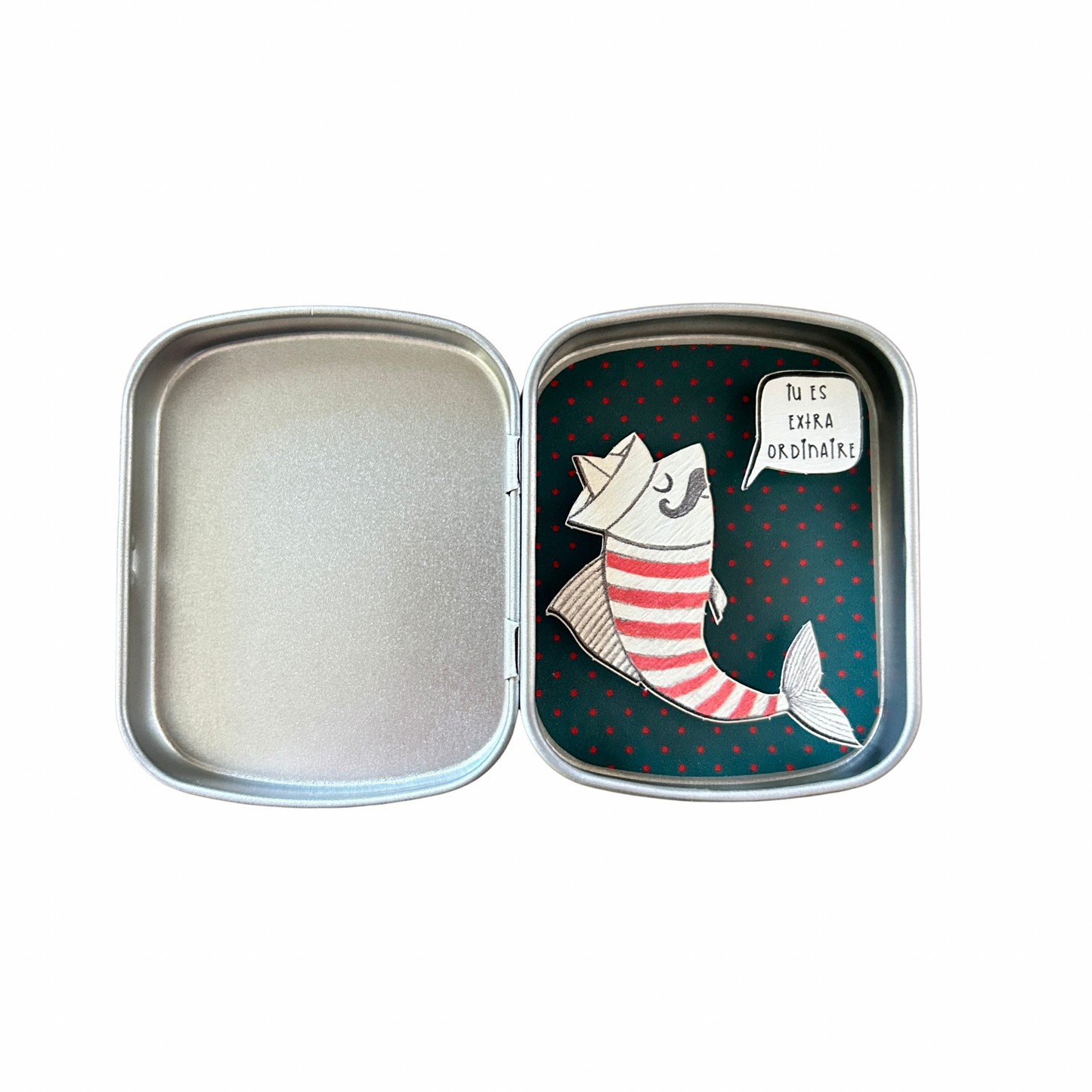 Boîte réconfort minute " tu es extra ordinaire " Papier clémentine