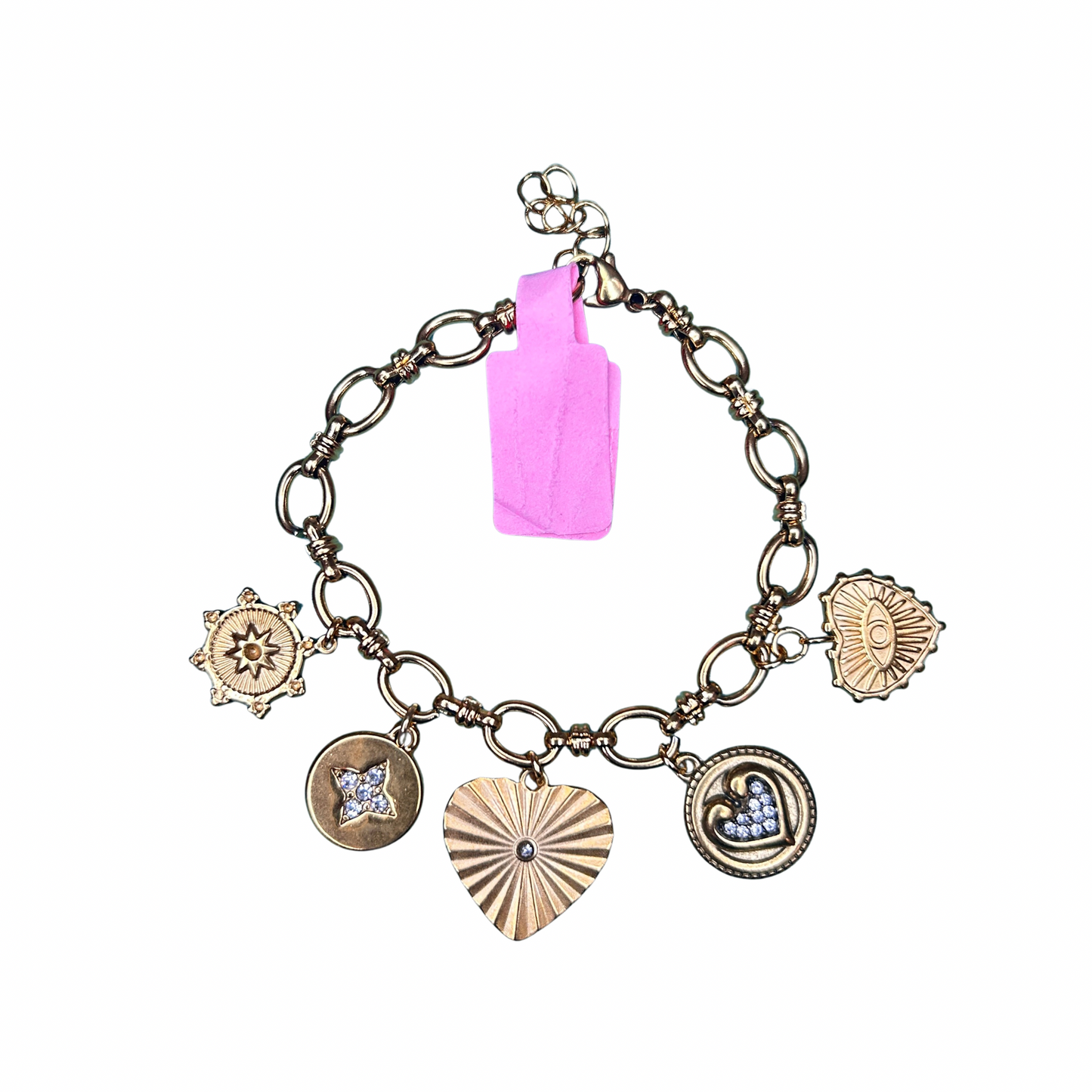 Bracelet charms Lunaria