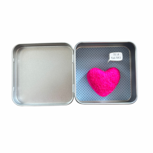 Boîte réconfort minute " t’es la plus forte " Papier clémentine