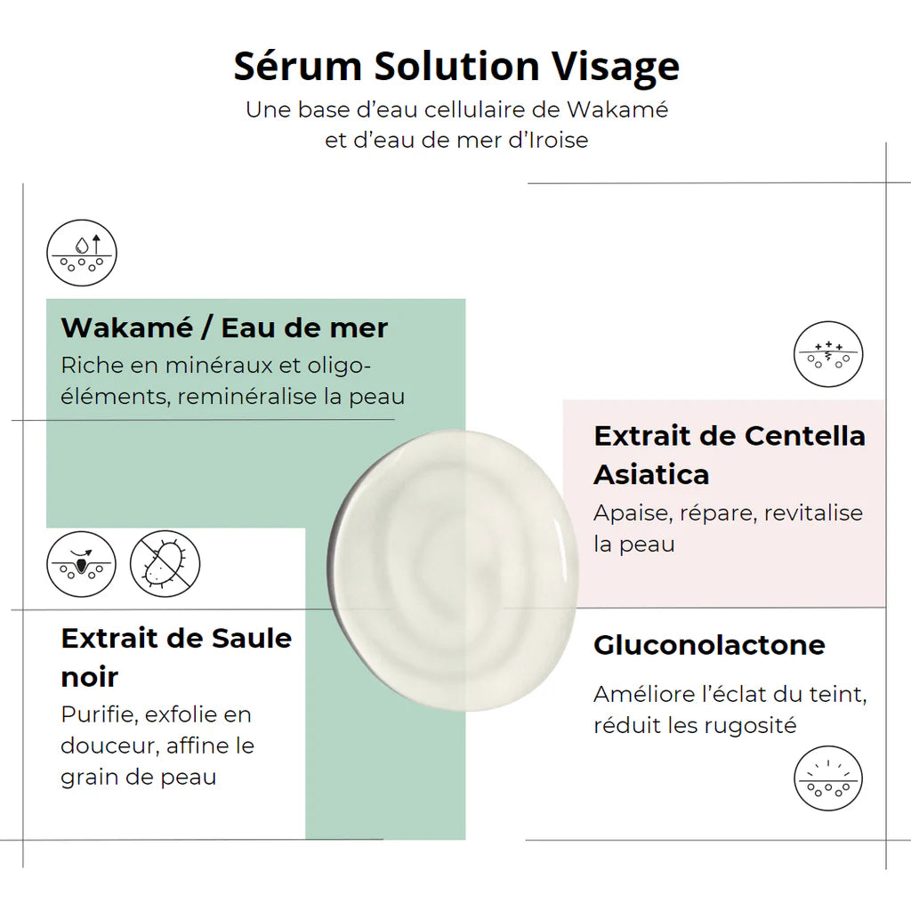 Sérum solution visage Beseed + carte aquarelle offerte