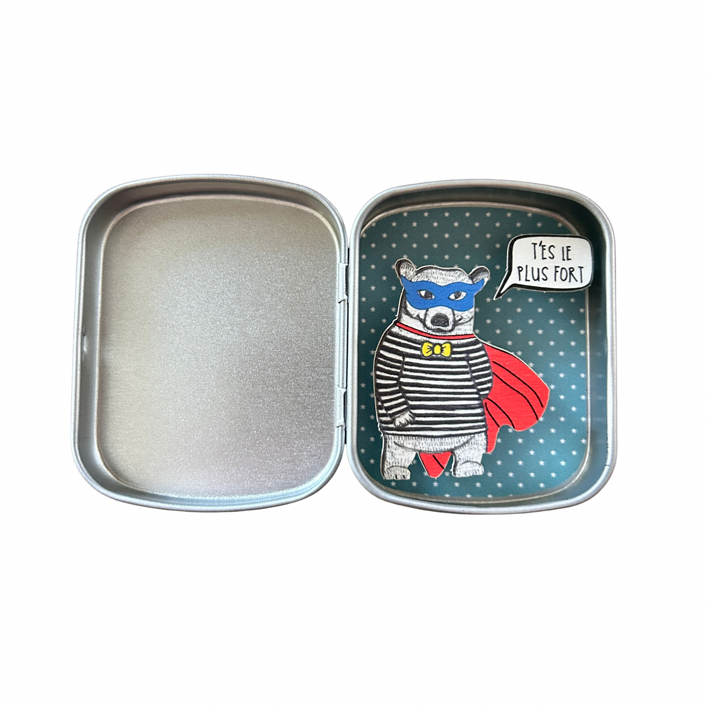 Boîte réconfort minute " t’es le plus fort " Papier clémentine