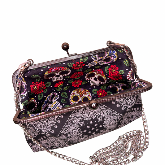 Sac minaudière Bandana - Emma et le lapin blanc