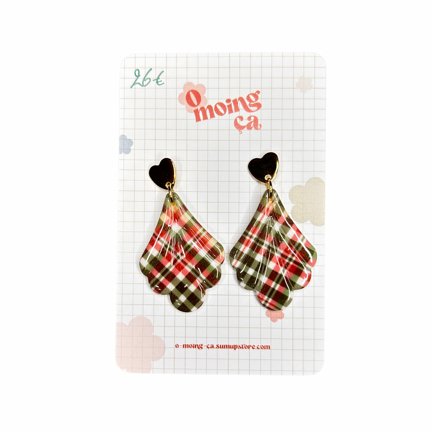 Boucles d’oreilles écossaises O moing ça