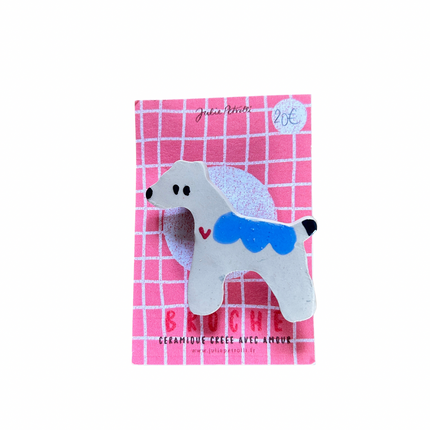 Broche Julie Petrolli