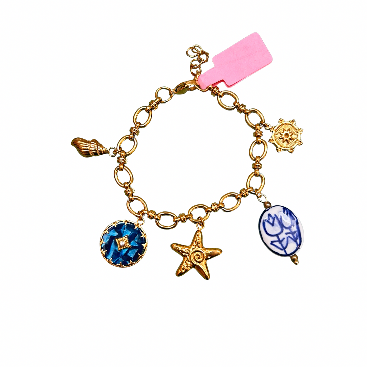 Bracelet charms Lunaria