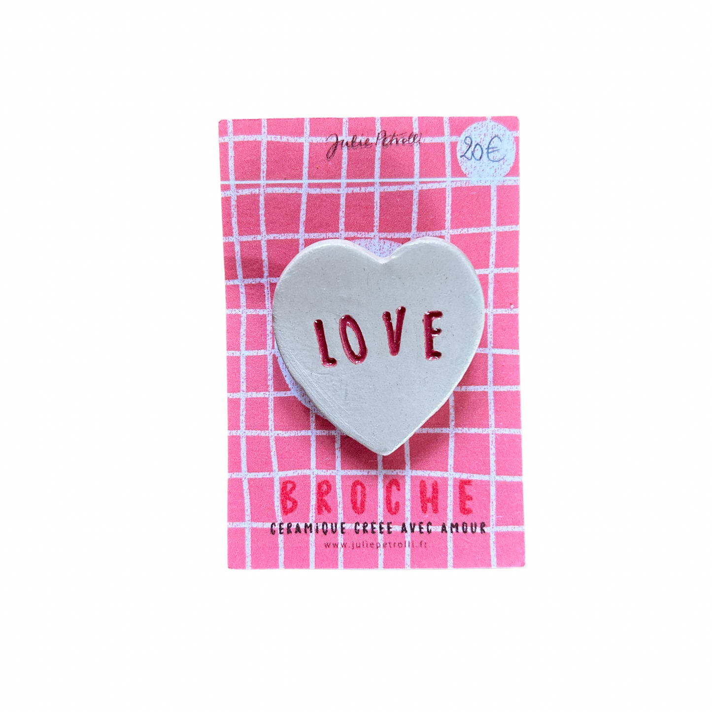 Broche Julie Petrolli