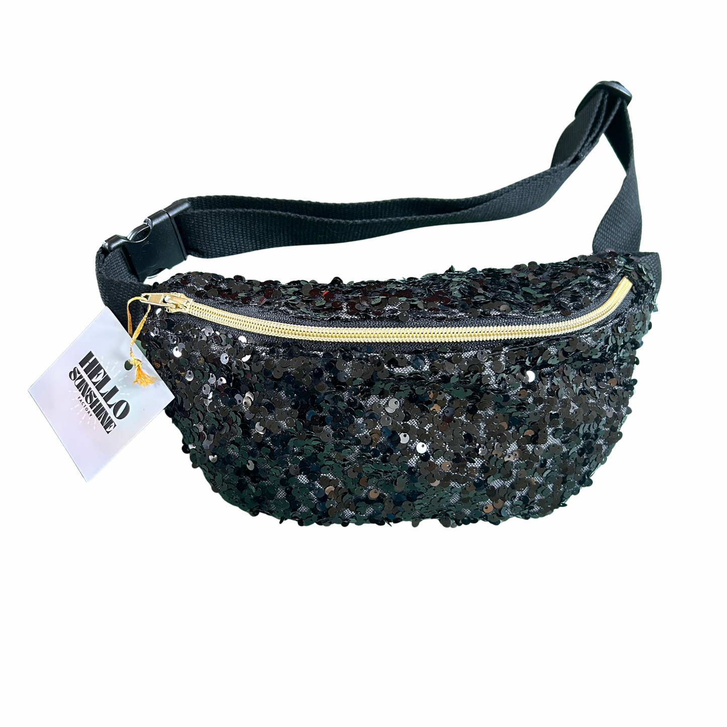 Sac banane à sequins & paillettes Hello sunshine