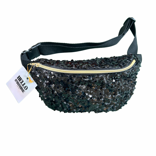 Sac banane à sequins & paillettes Hello sunshine