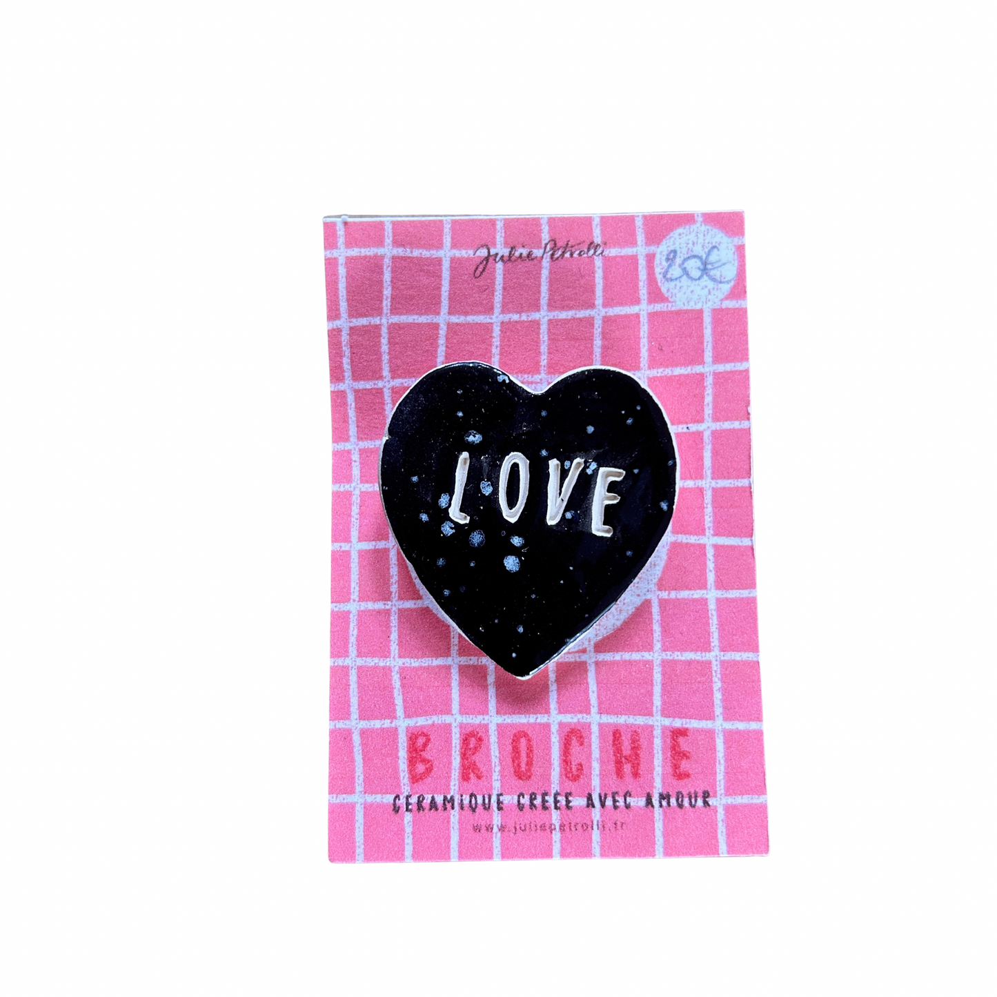 Broche Julie Petrolli