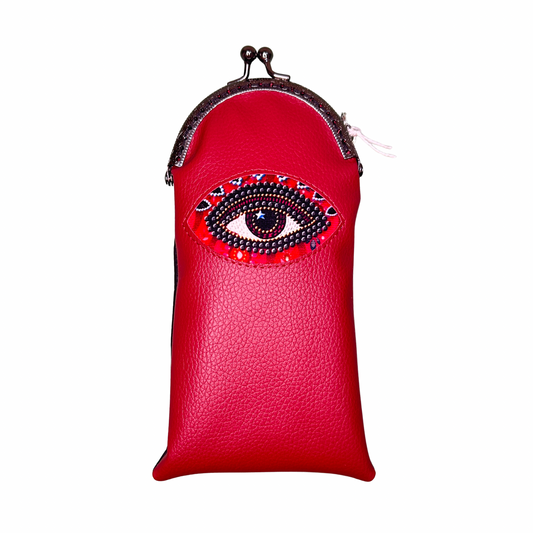 Étui à lunettes - Emma et le lapin blanc