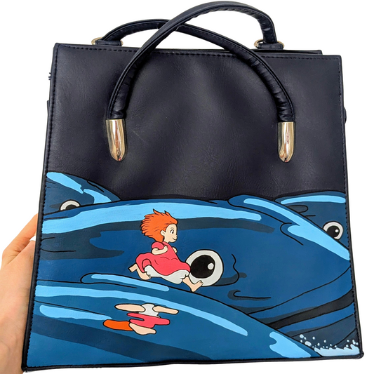 Sac peint à la main – Inspiré de Ponyo Obb Odd