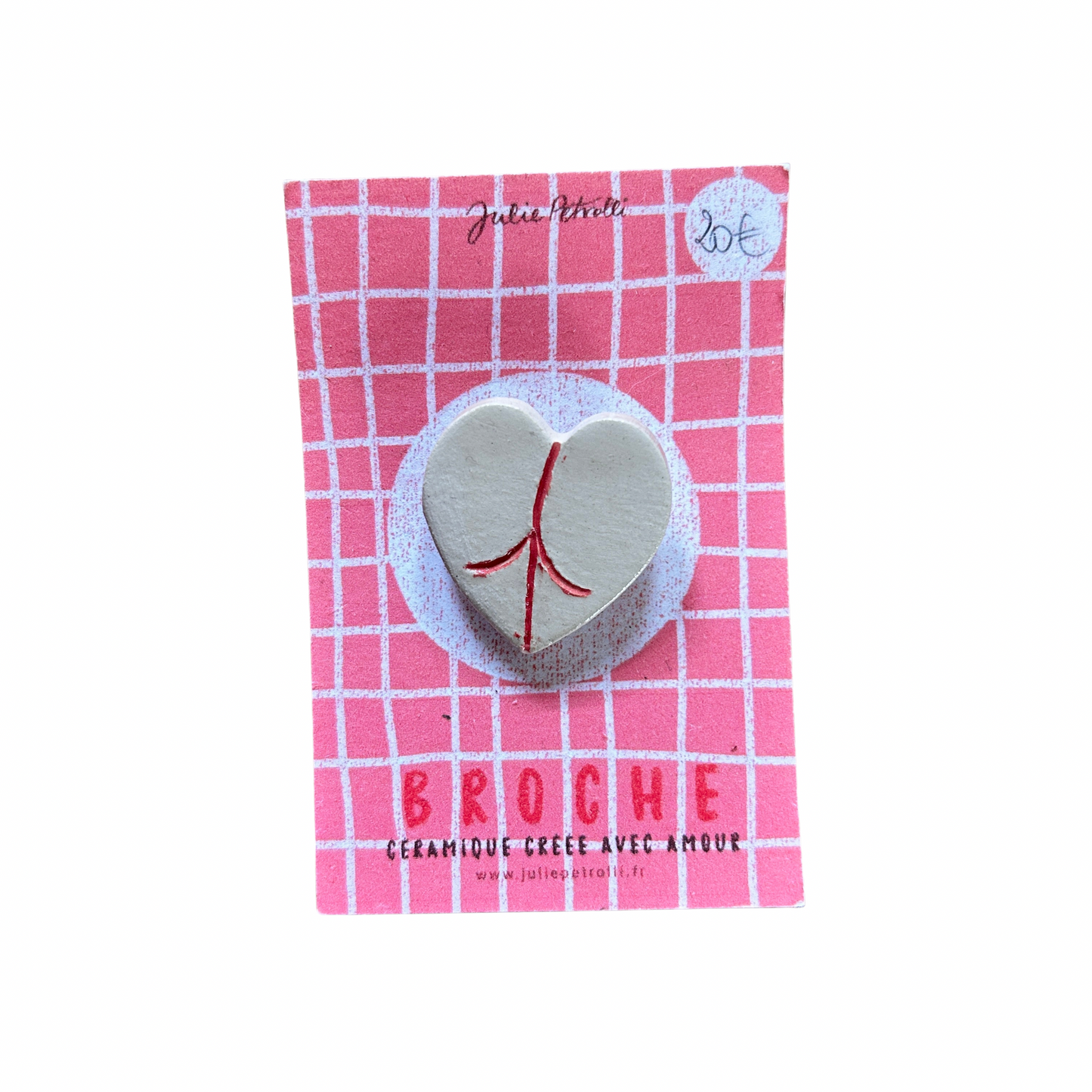 Broche Julie Petrolli