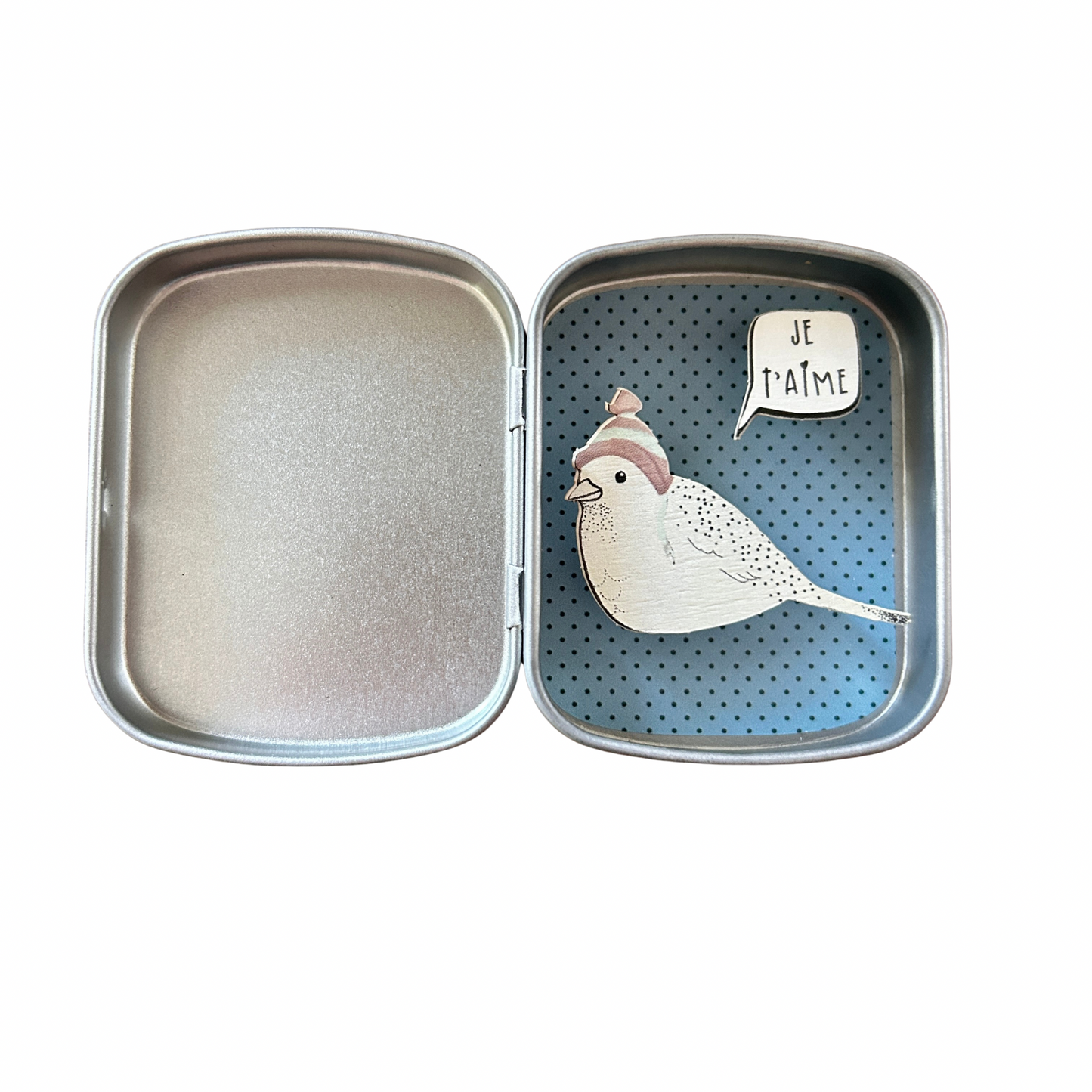 Boîte réconfort minute " je t’aime " Papier clémentine