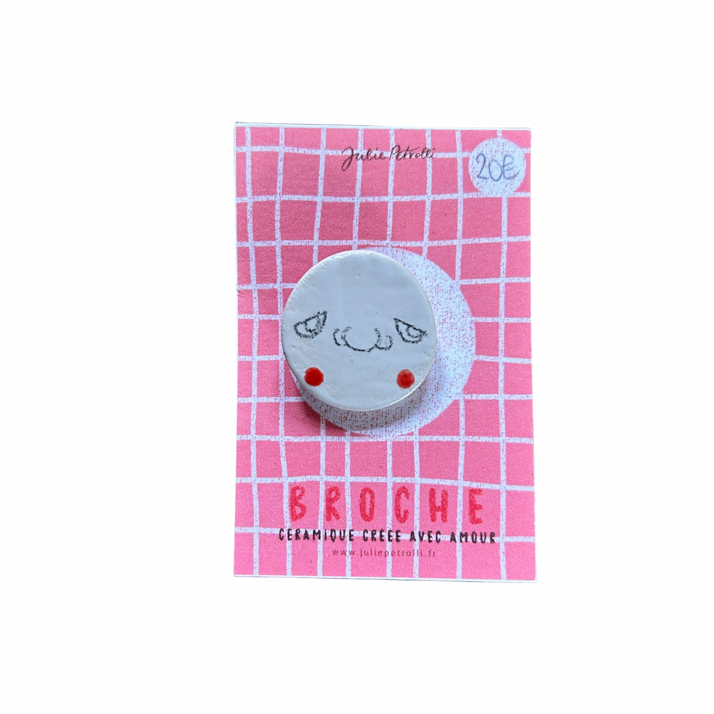 Broche Julie Petrolli