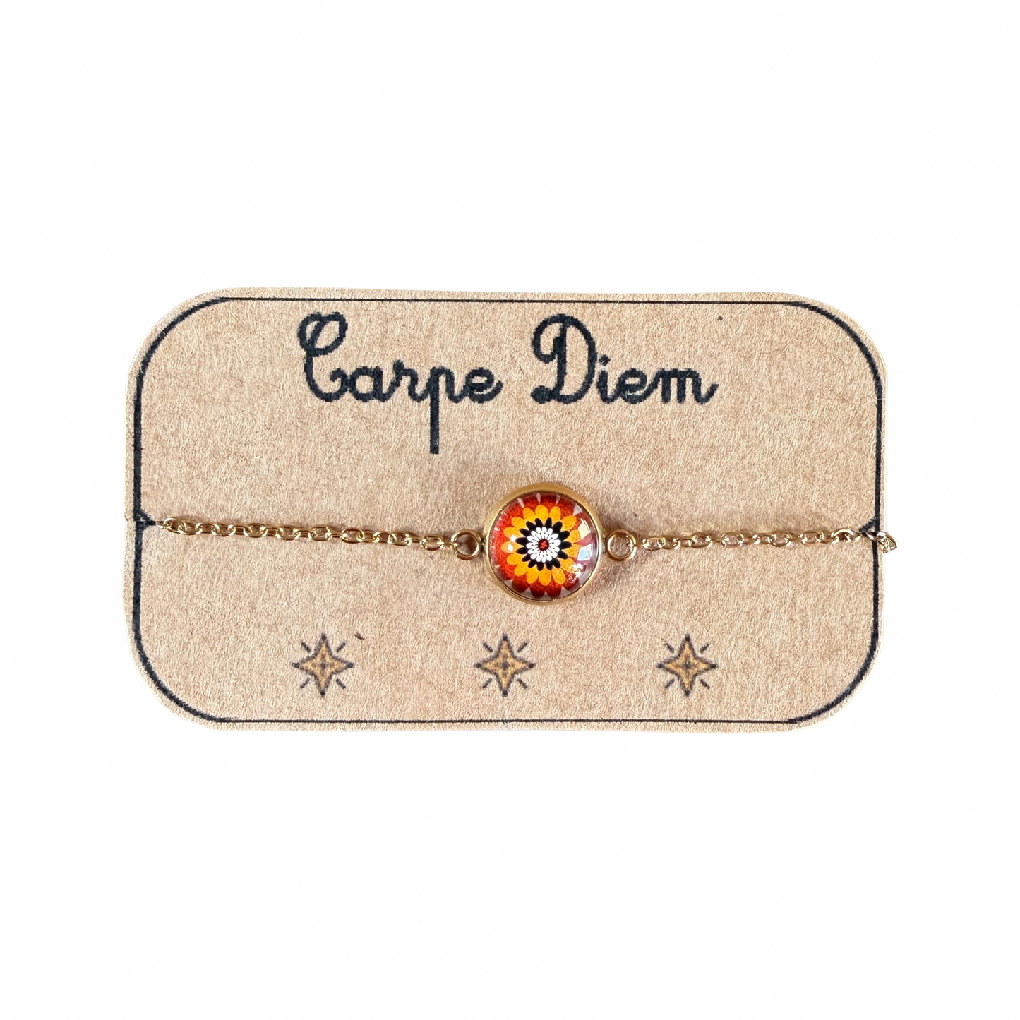 Bracelet cabochon Dans l’air du temps