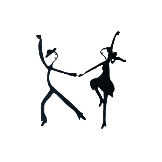 Décoration danseurs rock Filomen 3D