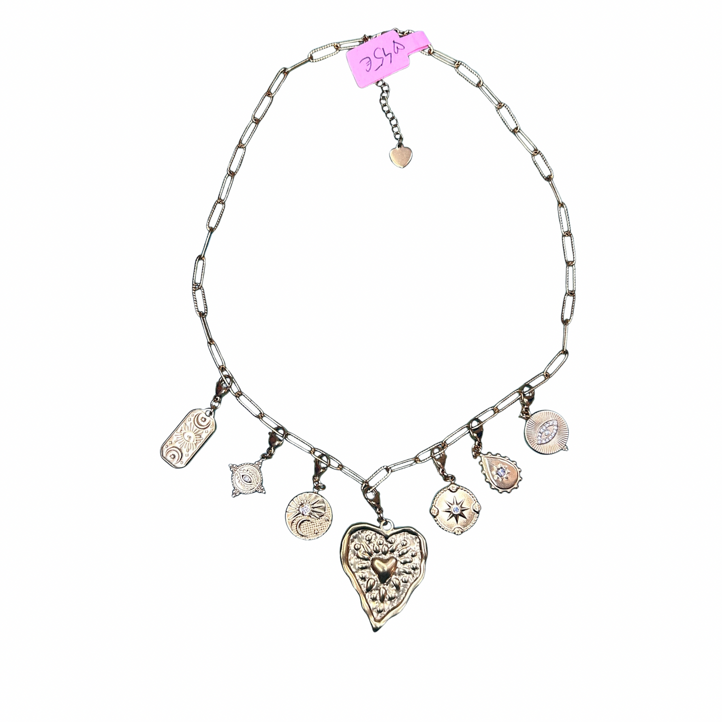 Collier doré à charms Lunaria