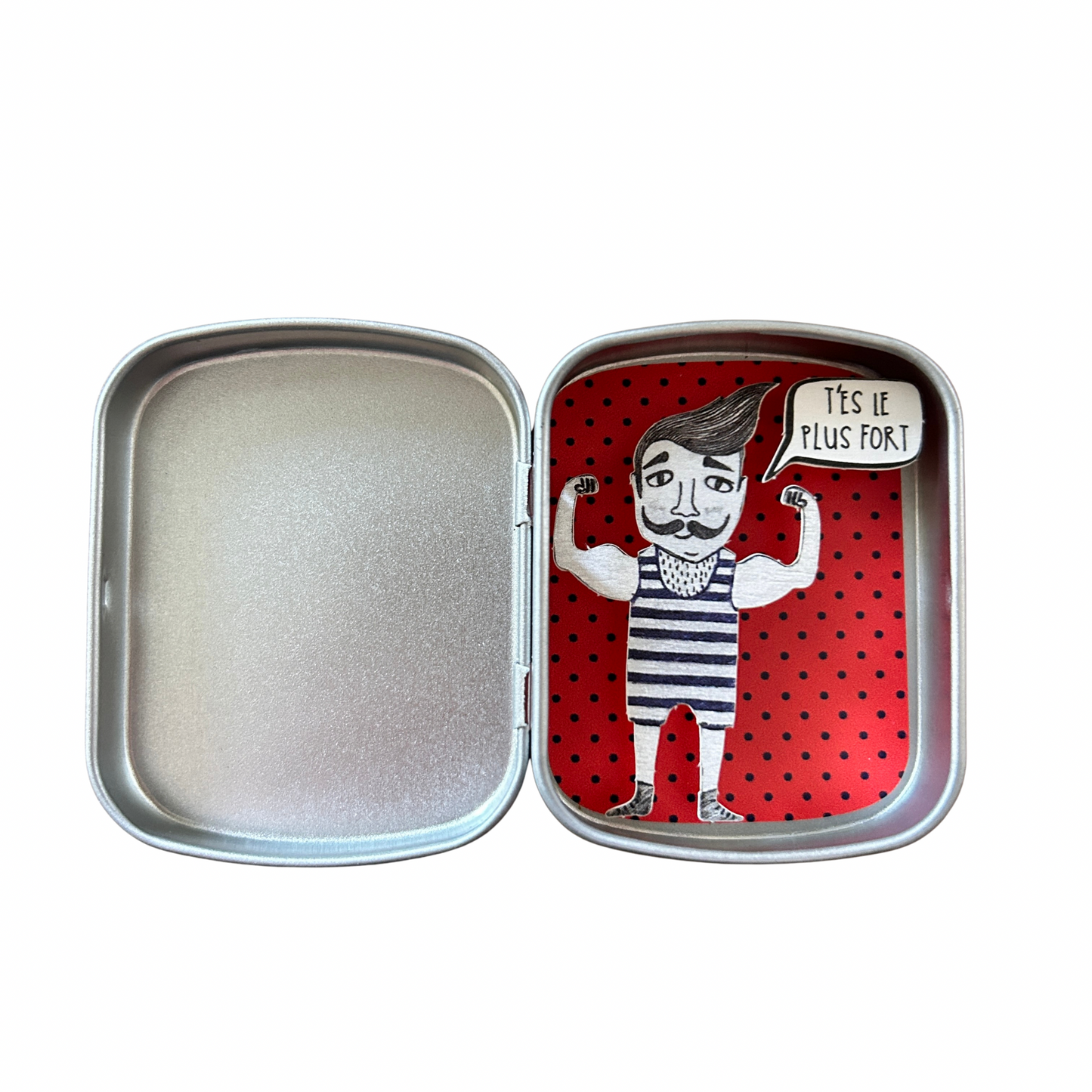 Boîte réconfort minute " t’es le plus fort " Papier clémentine