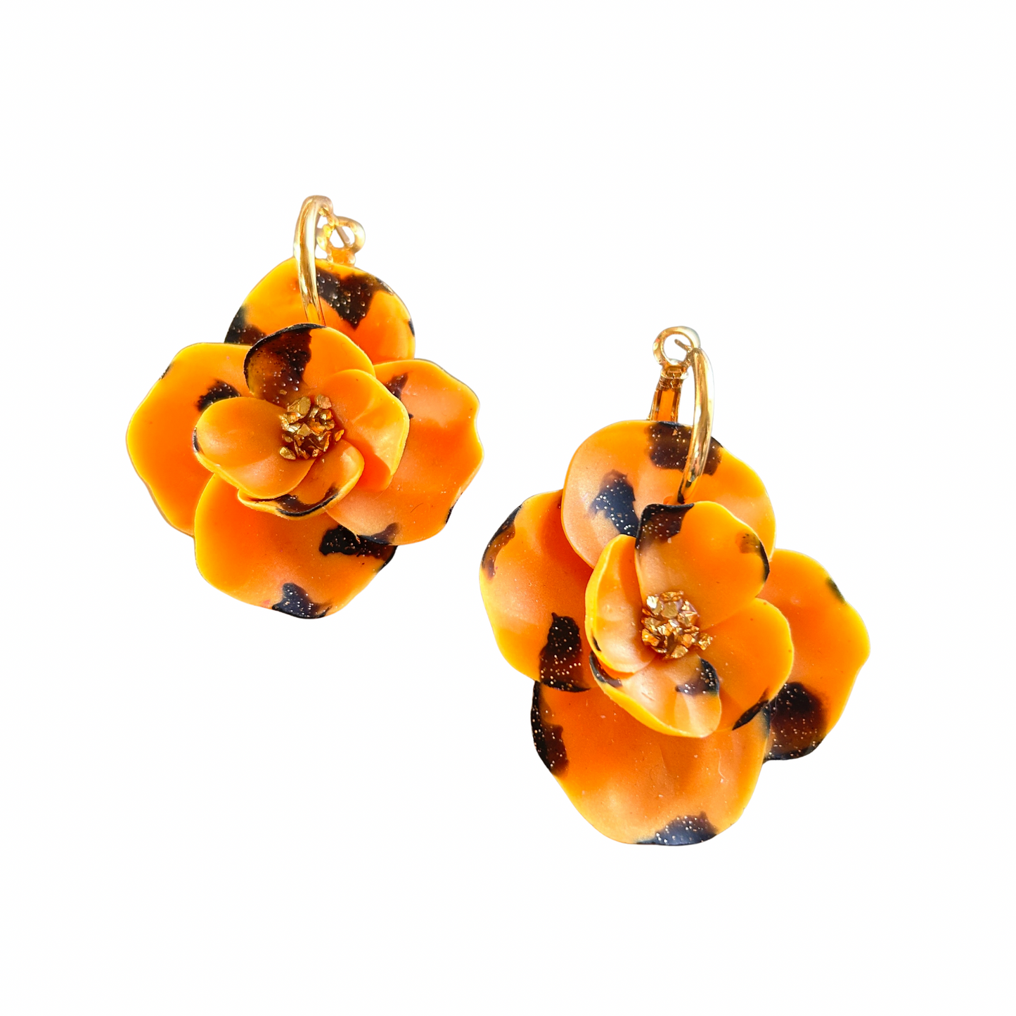 🌺 Boucles d’oreilles Pavot Pistil’art