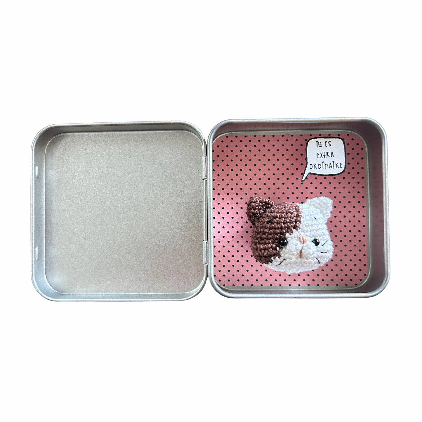 Boîte réconfort minute " tu es extraordinaire " Papier clémentine