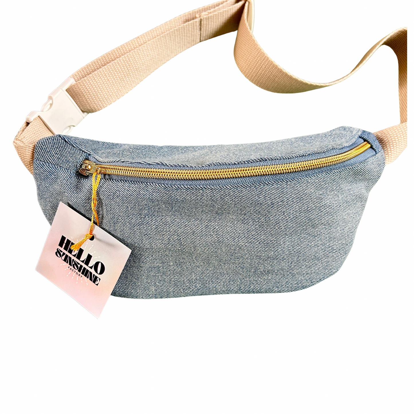 Sac banane en jean Hello sunshine