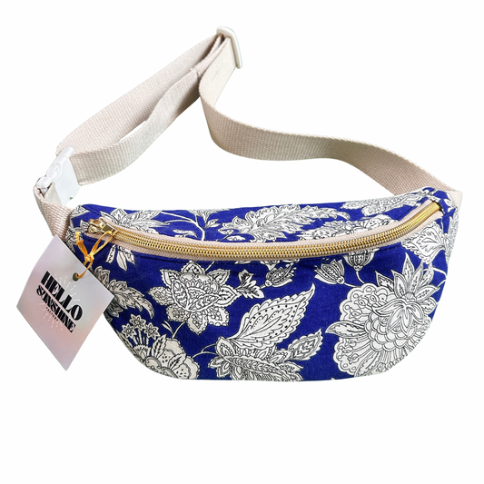 Sac banane imprimés fleurs & Liberty Hello sunshine