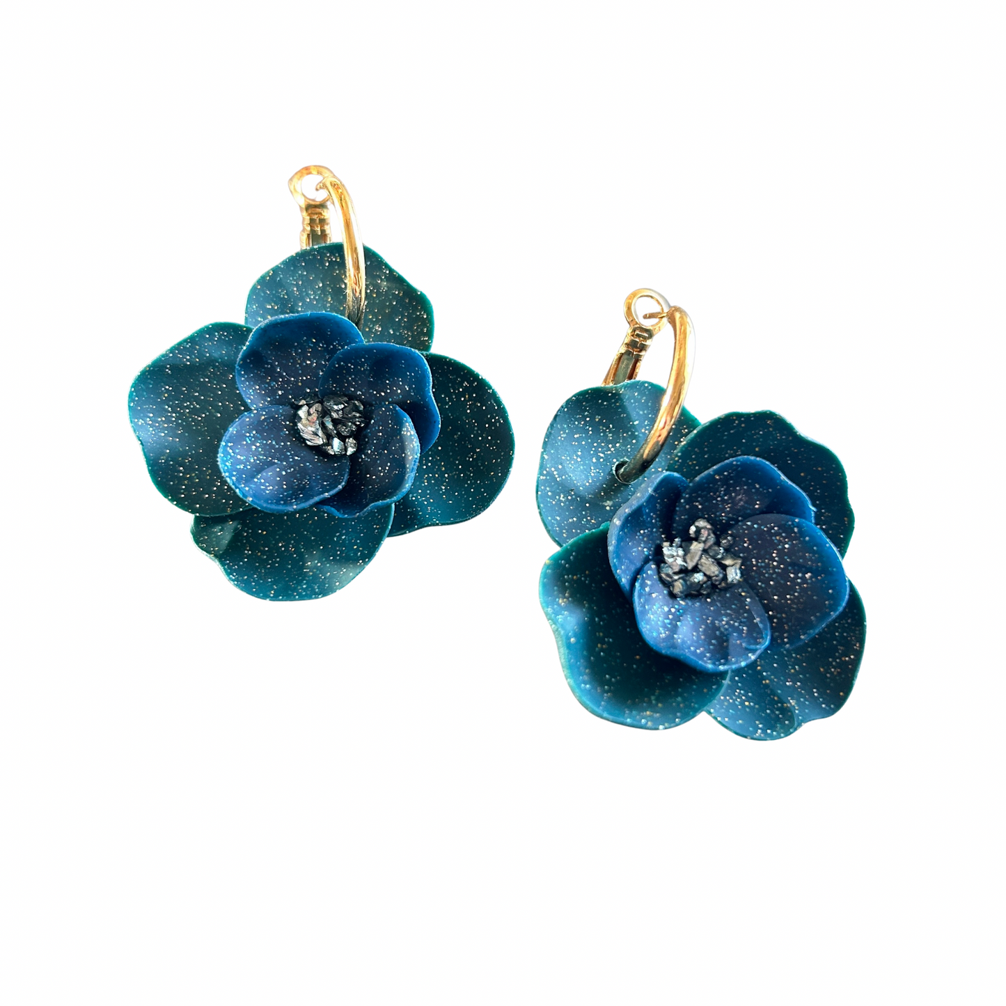 🌺 Boucles d’oreilles Pavot Pistil’art