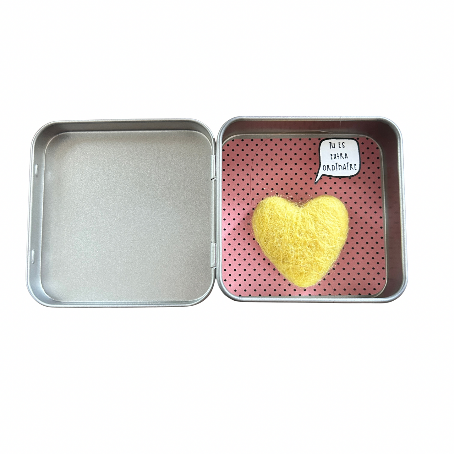 Boîte réconfort minute " tu es extraordinaire " Papier clémentine