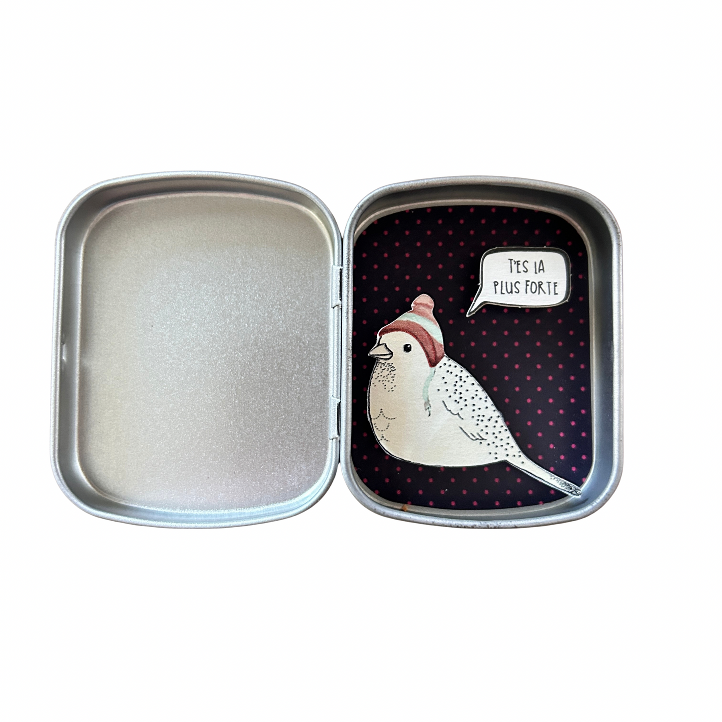 Boîte réconfort minute " t’es la plus forte " Papier clémentine