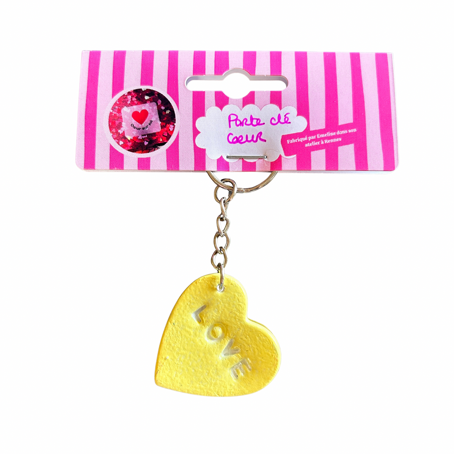 Porte-clés cœur Cœur sur toi