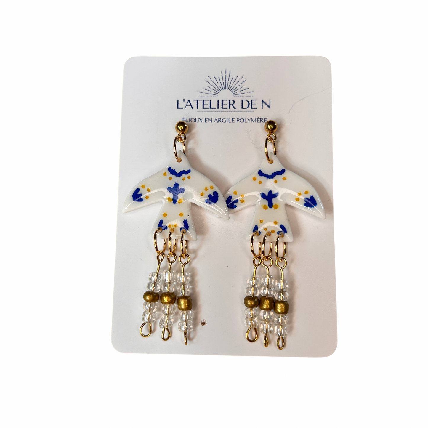 Boucles d’oreilles Santorin L’atelier de N