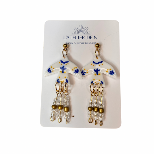 Boucles d’oreilles Santorin L’atelier de N