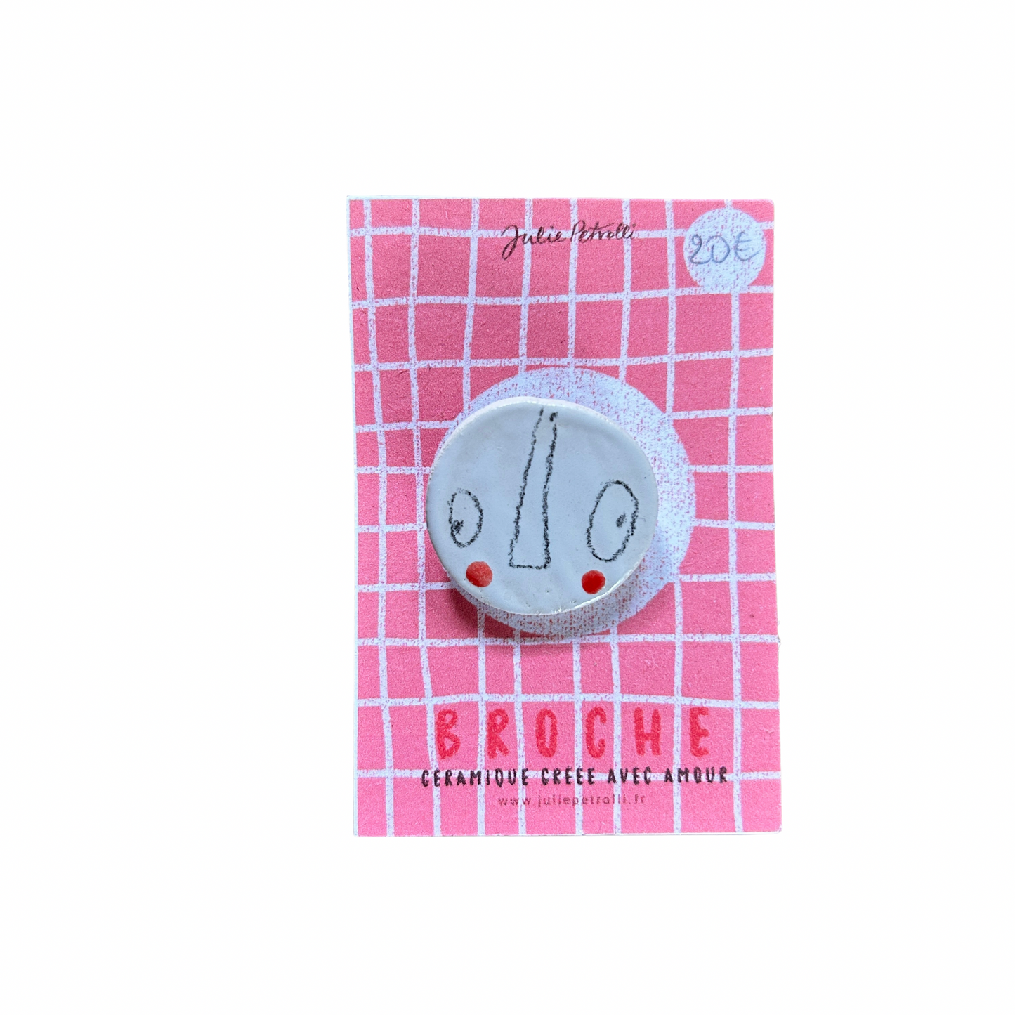 Broche Julie Petrolli