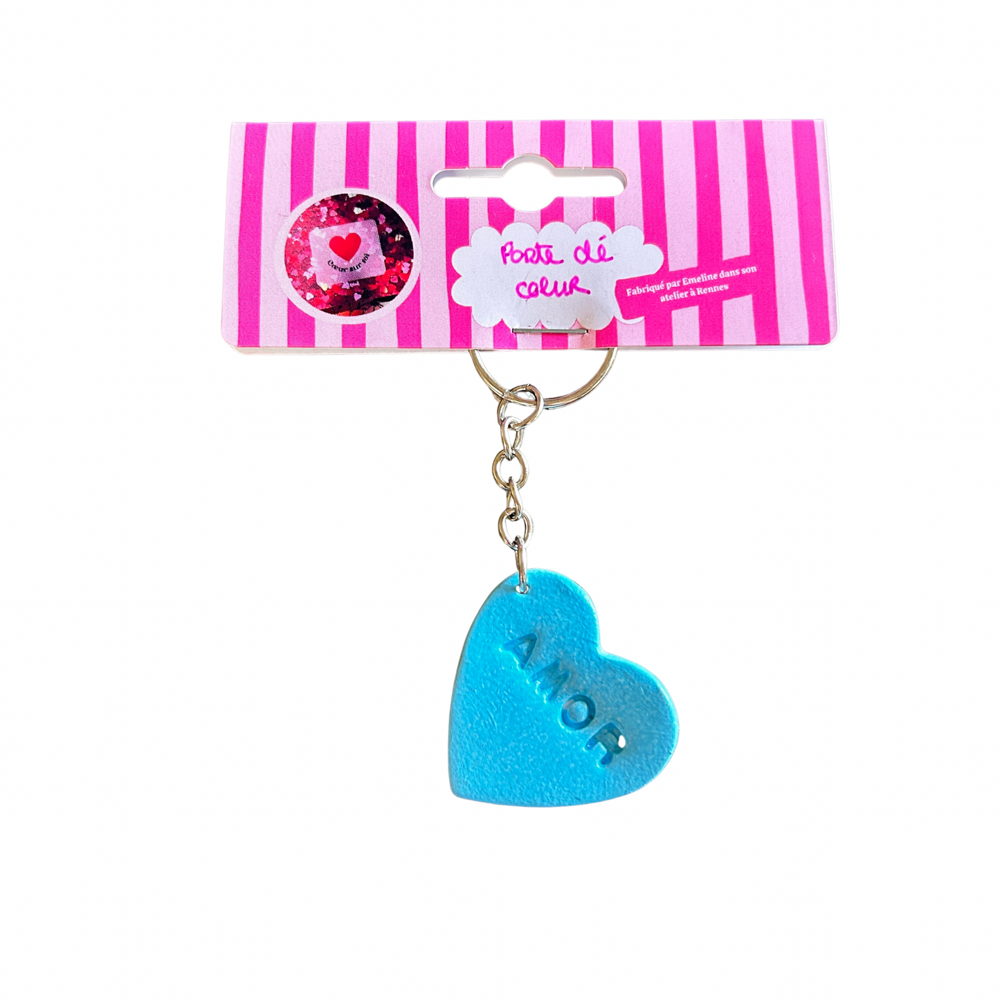Porte-clés cœur Cœur sur toi