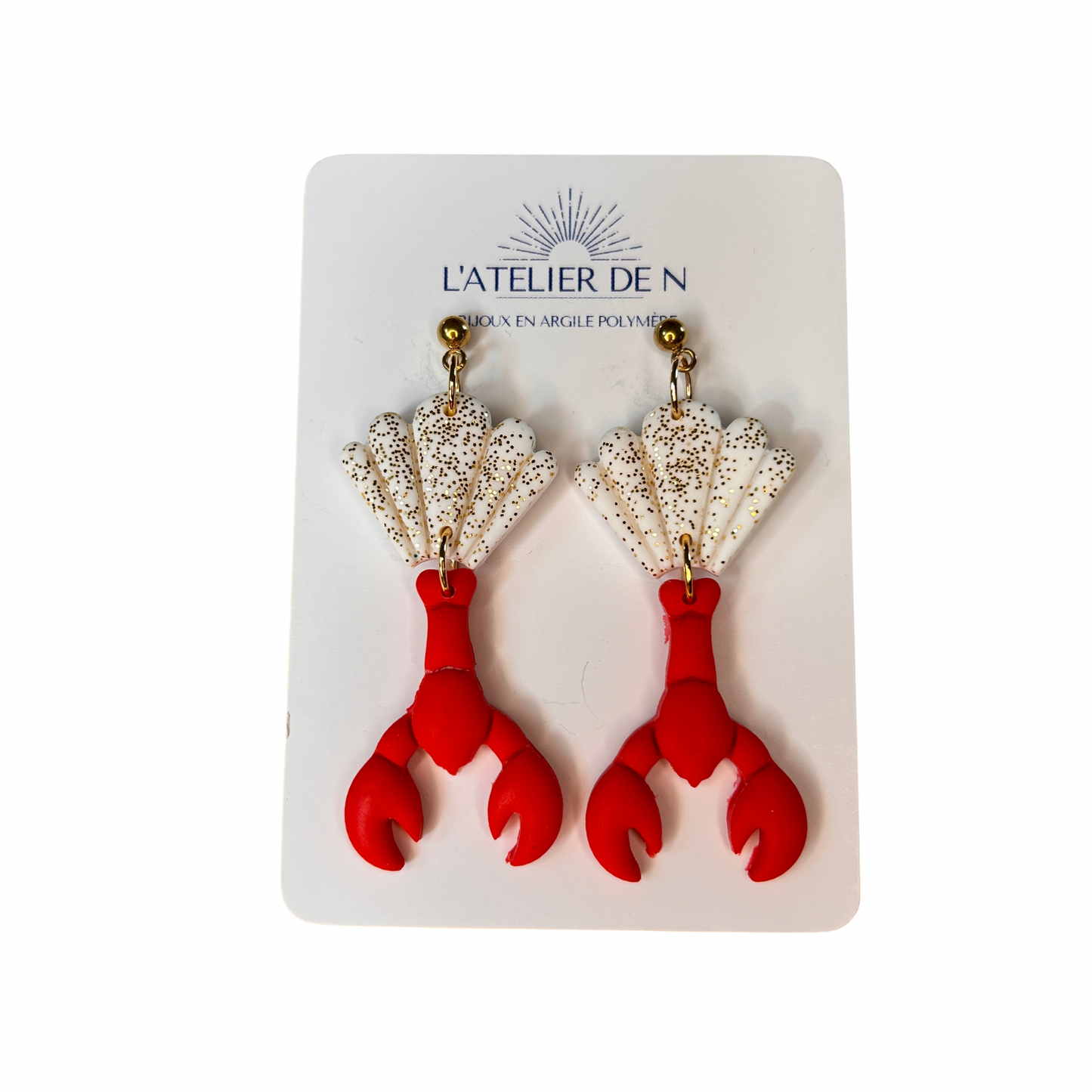 Boucles d’oreilles Océane L’atelier de N