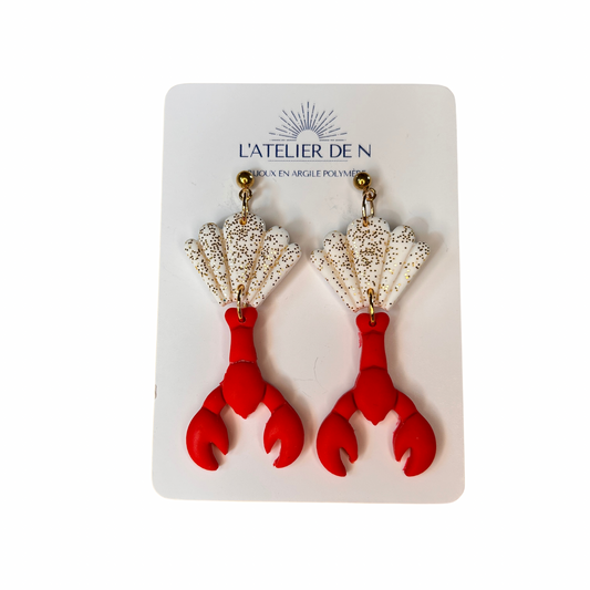 Boucles d’oreilles Océane L’atelier de N