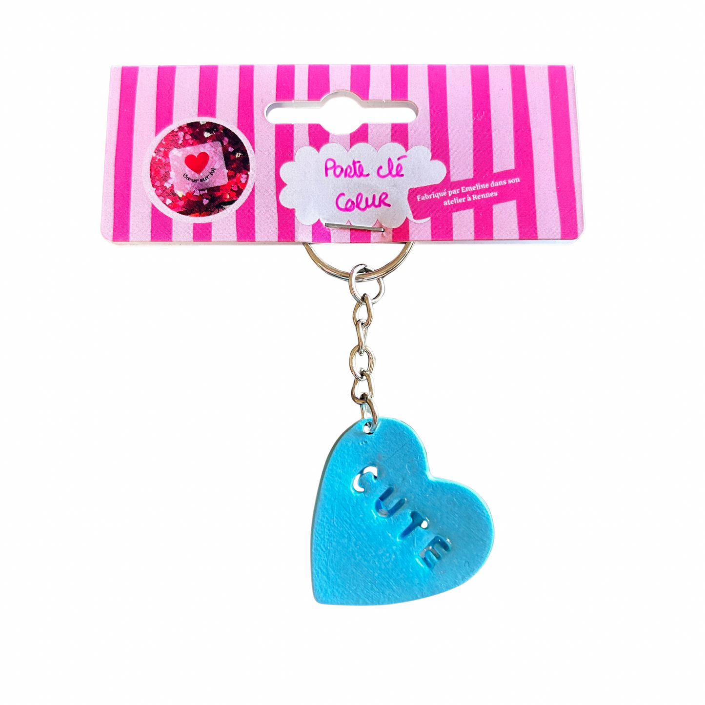 Porte-clés cœur Cœur sur toi