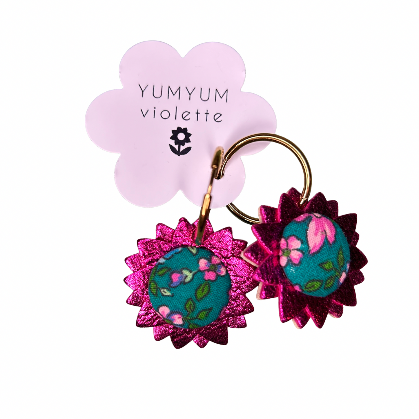 Boucles d’oreilles Soleil - YumYum violette