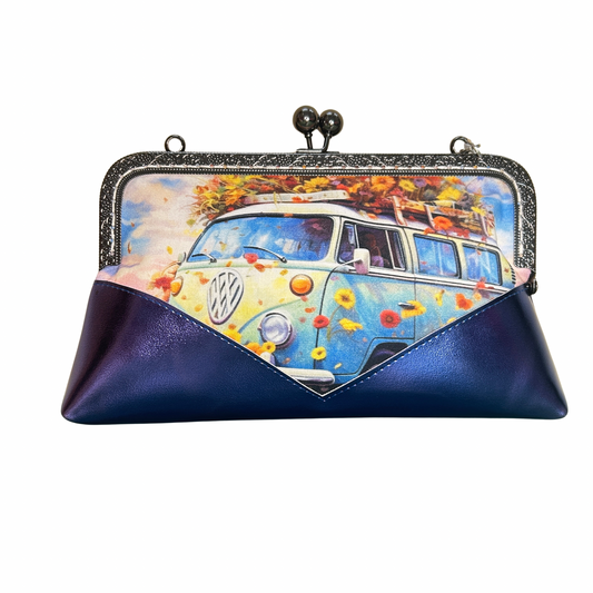 Pochette minaudière - Emma et le lapin blanc