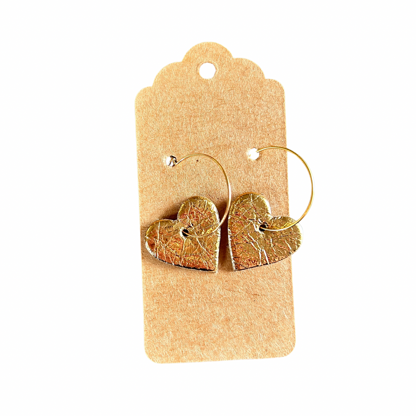 Boucles d’oreilles créoles cœur 31 mai